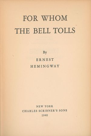 Lot #596 Ernest Hemingway Book - Image 2
