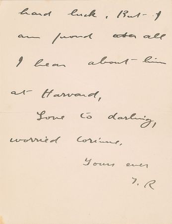 Lot #42 Theodore Roosevelt Handwritten Letter Signed - Image 2