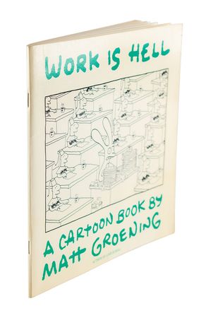 Lot #484 Matt Groening: Super early Groening sketch, seven months before the first Simpsons short - Image 3