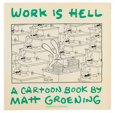Lot #484 Matt Groening: Super early Groening sketch, seven months before the first Simpsons short - Image 4