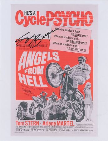 Lot #274 Hell's Angels: Sonny Barger Signed Photographs - Image 1