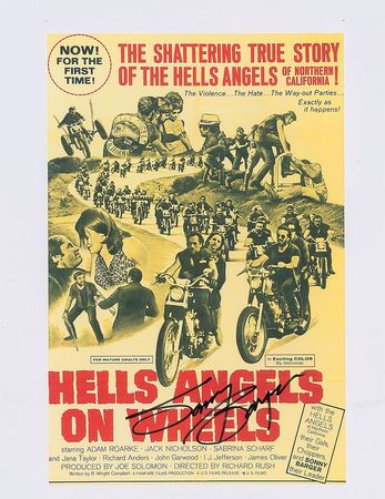 Lot #274 Hell's Angels: Sonny Barger Signed Photographs - Image 3