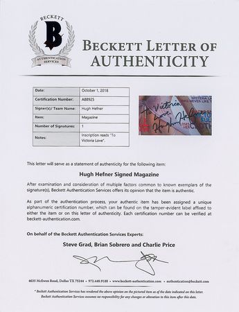 Lot #932 Hugh Hefner - Image 2