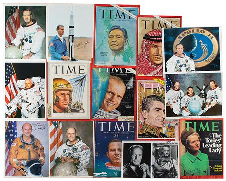 Lot #842 Notables: Archive of nearly 1,000 autographs, a diverse array of notable and influential figures from around the globe - Image 1