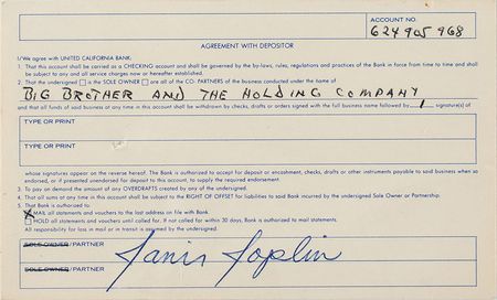 Lot #690 Janis Joplin Collection - Image 1