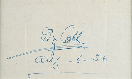 Lot #1066 Ty Cobb Signature - Image 1