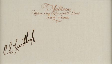 Lot #389 Charles Lindbergh Signature - Image 1