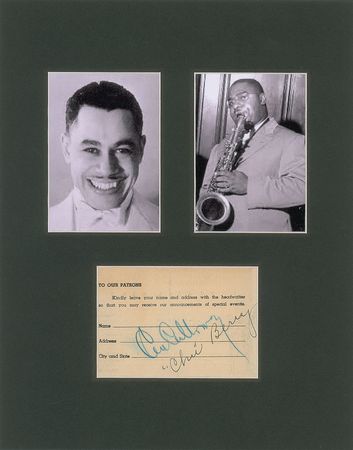 Lot #723 Chu Berry and Cab Calloway - Image 1