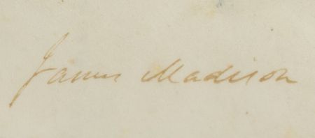 Lot #6 James Madison Signed Document - Image 3