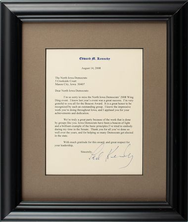 Lot #283 Ted Kennedy - Image 2