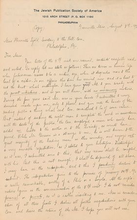 Lot #326 Henrietta Szold Letters - Image 5