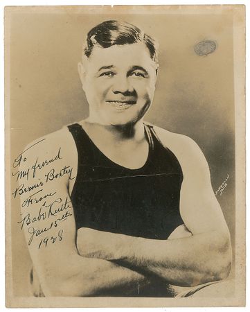 Lot #1080 Babe Ruth: The Bambino’s ‘underwear box’ promo shot - Image 1