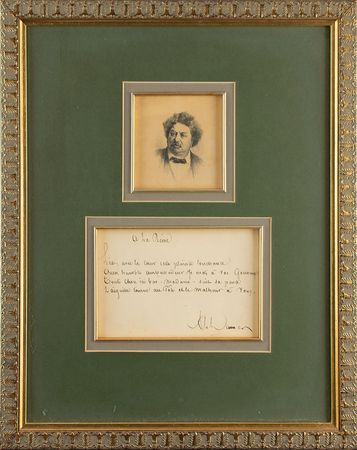 Lot #510 Alexandre Dumas, pere Signed Quote - Image 1