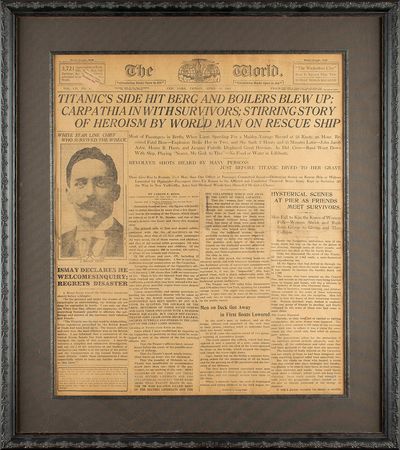 Lot #331 Titanic Newspaper - Image 2