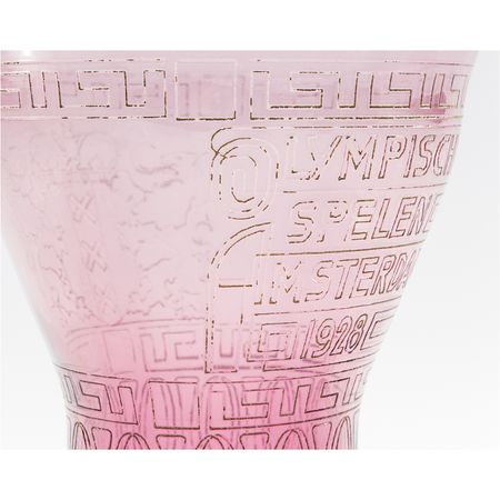 Lot #9035  Amsterdam 1928 Summer Olympics Lavender Glass and Handkerchief - Image 4