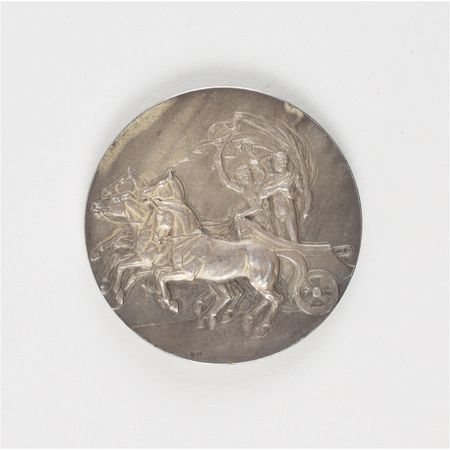 Lot #3016  London 1908 Olympics Silvered Bronze
