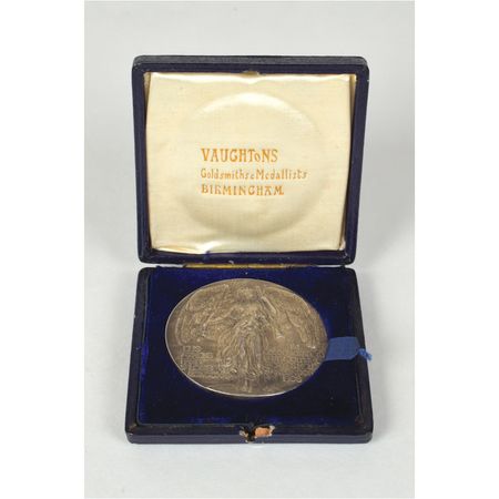 Lot #3016  London 1908 Olympics Silvered Bronze Participation Medal - Image 4