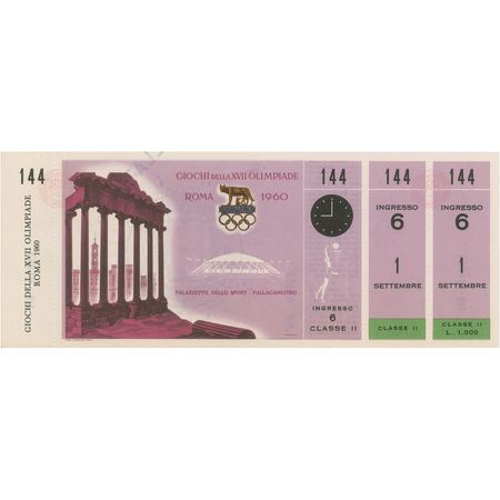 Lot #3061  Rome 1960 Summer Olympics Tickets - Image 8
