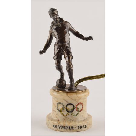 Lot #3044  Berlin 1936 Summer Olympics Soccer Lamp