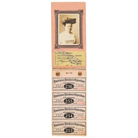 Lot #3007  St. Louis 1904 Exposition and Olympics Ticket Booklet - Image 2