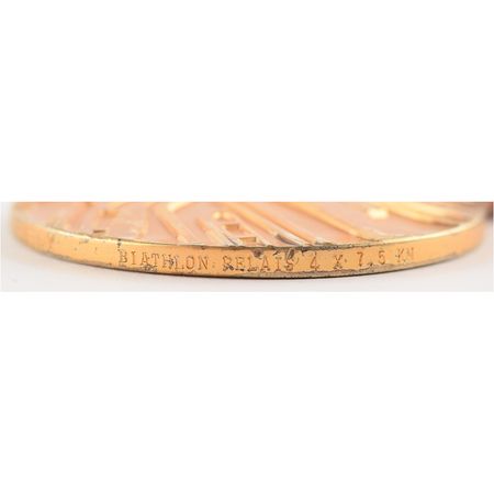 Lot #3105  Calgary 1988 Winter Olympics Gold Winner's Medal - Image 6