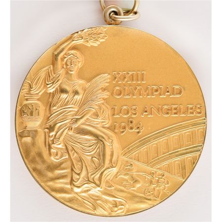 Lot #3101  Los Angeles 1984 Summer Olympics Gold Winner's Medal - Image 1