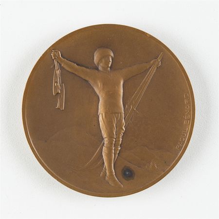 Lot #3027  Chamonix 1924 Winter Olympics Bronze