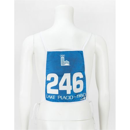Lot #3090  Lake Placid 1980 Winter Olympics Bib - Image 2