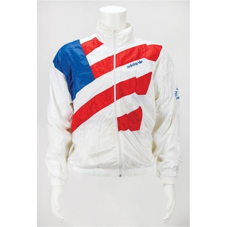 Lot #7129  Calgary 1988 Winter Olympics U.S. Team Warmup Jacket - Image 1