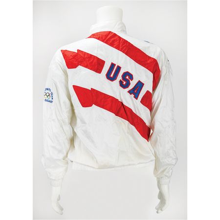 Lot #7129  Calgary 1988 Winter Olympics U.S. Team Warmup Jacket - Image 2