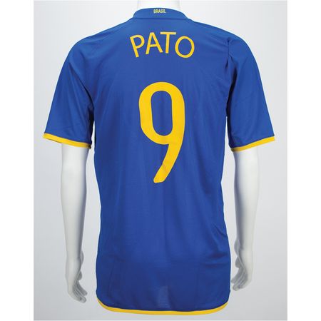 Lot #3138 Alexandre Pato Game-Worn Jersey from the Beijing 2008 Summer Olympics - Image 2