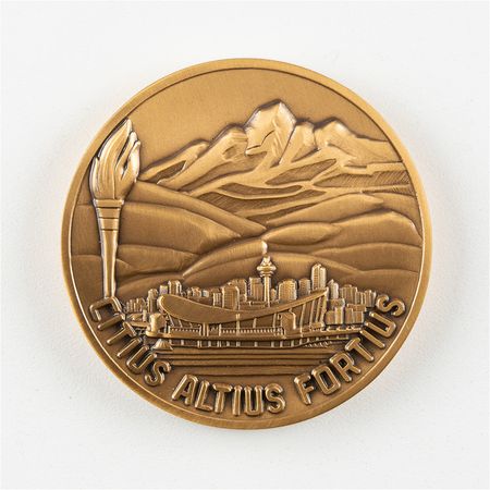 Lot #9212  Calgary 1988 Winter Olympics Participation Medal - Image 1