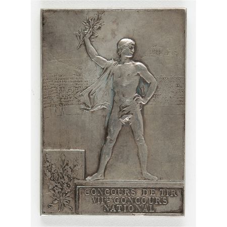 Lot #3006  Paris 1900 Olympics Winner’s Medal for Shooting - Image 2