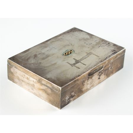 Lot #3157 Juan Antonio Samaranch Olympics Cigarette Case - Image 1
