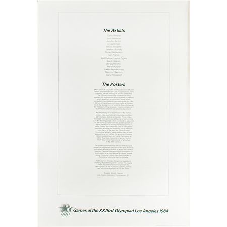 Lot #3102  Los Angeles 1984 Summer Olympics Lithograph Portfolio - Image 12