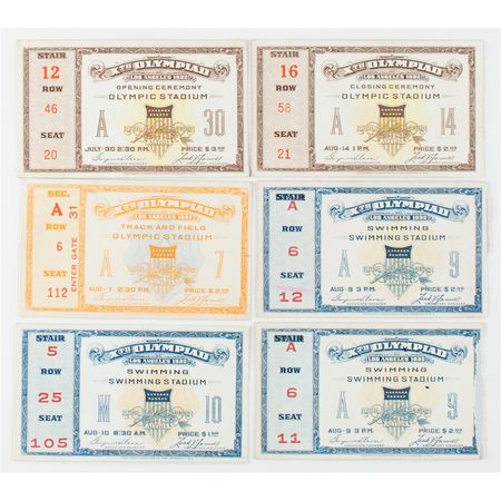 Lot #3035  Los Angeles 1932 Summer Olympics