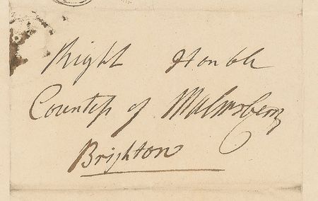 Lot #188 Lady Emma Hamilton: Rare letter by Lady Hamilton, writing that Nelson?s ?fleet passed the sound on the 31st with safety? - Image 3