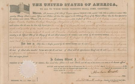 Lot #29 Abraham Lincoln: Virtually nonexistent