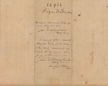 Lot #29 Abraham Lincoln: Virtually nonexistent Lincoln land grant, issued to a War of 1812 widow - Image 3