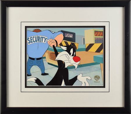 Lot #1102 Sylvester production cel from an Orange Crush television commercial Production Cel - Image 2