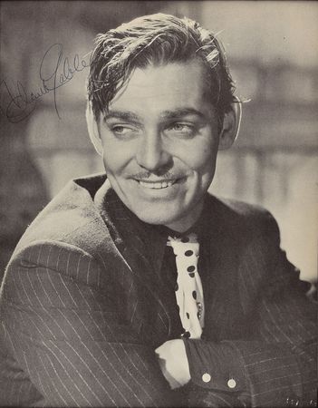 Lot #657 Clark Gable Signed Photograph - Image 1