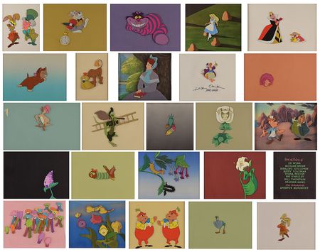 Lot #925 Alice in Wonderland Collection of (25) Production Cels: The creatures of Wonderland?a menagerie of 25 original production cels - Image 9