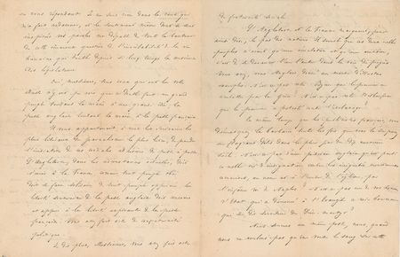 Lot #440 Charles Hugo Handwritten Letter Signed - Image 2