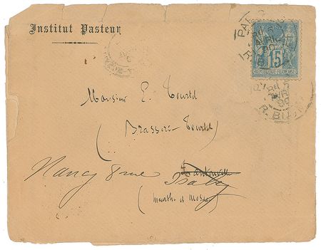 Lot #179 Louis Pasteur: Pasteur accepts the offer to become honorary president of the Brewers Syndicate of Eastern France - Image 2