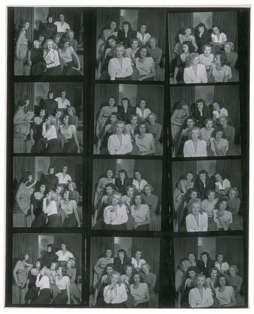 Lot #671 Marilyn Monroe by Philippe Halsman: Halsman captures a young Monroe for LIFE in 1949: 'Eight Girls Try Out Mixed Emotions' - Image 1