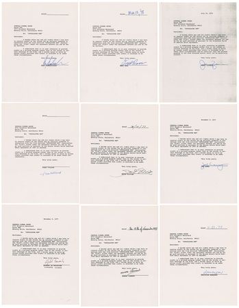 Lot #632 Apocalypse Now: Cast and Crew Signed Documents - Image 2