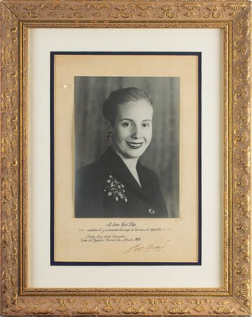 Lot #187 Eva Peron Signed Photograph - Image 2