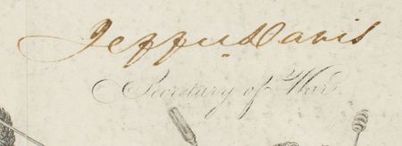 Lot #27 Franklin Pierce and Jefferson Davis: Desirable Pierce-Davis commission for the future Chief of Engineers - Image 3