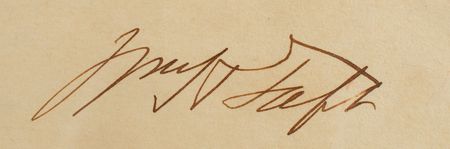 Lot #149 William H. Taft Signed Document - Image 2