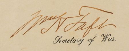 Lot #59 Theodore Roosevelt and William H. Taft Signed Document - Image 3